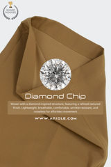 ARISLE Expresso Diamond Chip Shorts