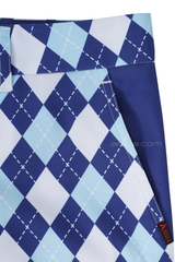 ARISLE Scotish Blue Argyle Shorts