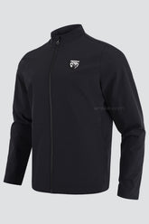 ARISLE Shark-Skin Titan Black Golf Jacket