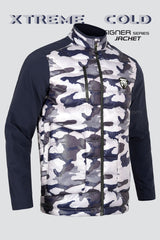 ARISLE DS Puffer Blue Camo Golf Jacket