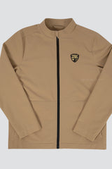 ARISLE Shark-Skin Titan Bronze Golf Jacket