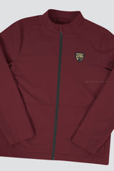 ARISLE Shark-Skin Titan Red Golf Jacket