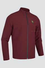 ARISLE Shark-Skin Titan Red Golf Jacket