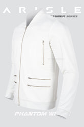 ARISLE DS Phantom White Golf Jacket