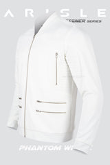 ARISLE DS Phantom White Golf Jacket