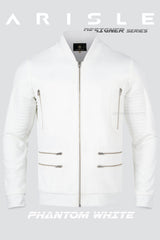 ARISLE DS Phantom White Golf Jacket