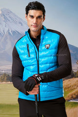 ARISLE Hybrid Winter Blue Golf Gilet