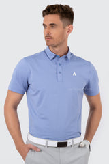 ARISLE Bossman Spring Lilac Golf Polo