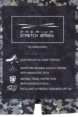 ARISLE Pro-Golfer Grey Camo Print Golf Polo