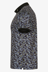 ARISLE Pro-Golfer Grey Camo Print Golf Polo