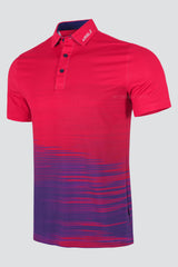 ARISLE Pro-Golfer Royal Fuchsia Golf Polo