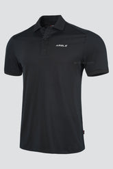 ARISLE Ribbed Collar Blackhawk Golf Polo