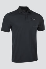 ARISLE Ribbed Collar Blackhawk Golf Polo