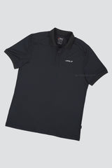 ARISLE Ribbed Collar Blackhawk Golf Polo