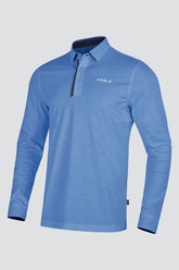 ARISLE LS COTFLEX Sky-Blue Golf Polo