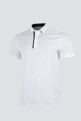ARISLE COTFLEX Diamond White Golf Polo