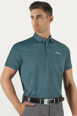 ARISLE A-CLASS FirmStretch Peacock Green Golf Polo