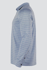 ARISLE Classy LS Ice Blue Golf Polo