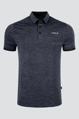 ARISLE Metalic Navy Golf Polo