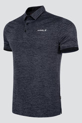 ARISLE Metalic Navy Golf Polo