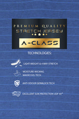 ARISLE Pro-Golfer Ash Blue Golf Polo