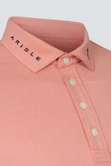 ARISLE LS Bossman Fall - Snow Orange Golf Polo