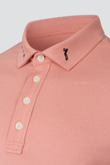 ARISLE LS Bossman Fall - Snow Orange Golf Polo