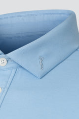 ARISLE LS Bossman Fall - Swiss Blue Golf Polo