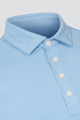 ARISLE LS Bossman Fall - Swiss Blue Golf Polo