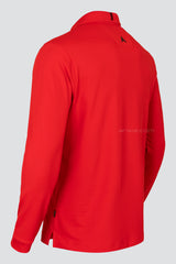 ARISLE LS So Red Golf Polo