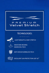 ARISLE LS Cobalt Blue Golf Polo