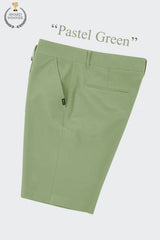 ARISLE Diamond Chip Pastel Green Shorts