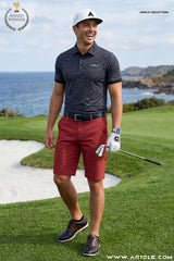 ARISLE Red Diamond Chip Shorts