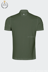 ARISLE Comstretch Forest Green Polo