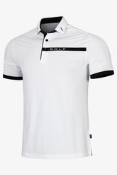 ARISLE Pro-Golfer Ice White Golf Polo