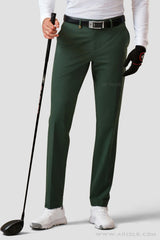 Arisle Friction Free Dollar Green Golf Pants