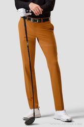 Arisle Friction Free Caramel Orange Golf Pants