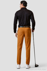 Arisle Friction Free Caramel Orange Golf Pants