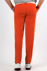 Arisle Ultra Comfy Fierce Orange Golf Pants
