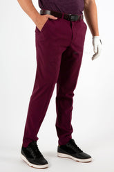 Arisle Ultra Comfy Bordeaux Red Golf Pants