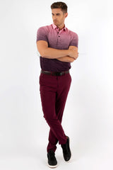 Arisle Ultra Comfy Bordeaux Red Golf Pants