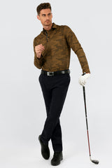 Arisle Friction Free Smoke Black Golf Pants