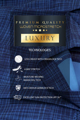 Arisle Bossman Geometry Blue Golf Pants