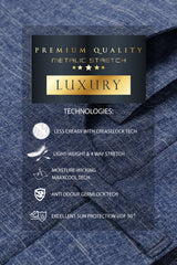 Arisle Hybrid Metallic Blue Golf Pants