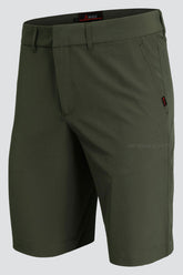 ARISLE Bossman Olive Green Golf Shorts