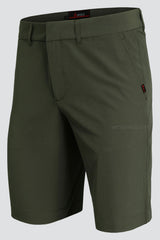 ARISLE Bossman Olive Green Golf Shorts