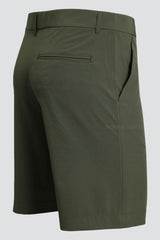 ARISLE Bossman Olive Green Golf Shorts