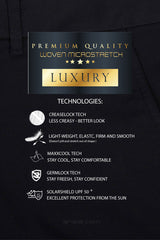 ARISLE Bossman Matte Black Golf Shorts