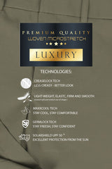 ARISLE Bossman Sand Gold Golf Shorts