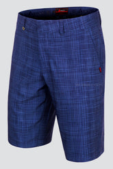 ARISLE Bossman Geometry Blue Golf Shorts